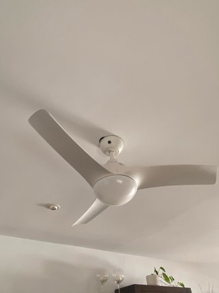 Ventilador de techo moderno blanco