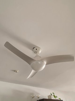 Ventilador de techo moderno blanco