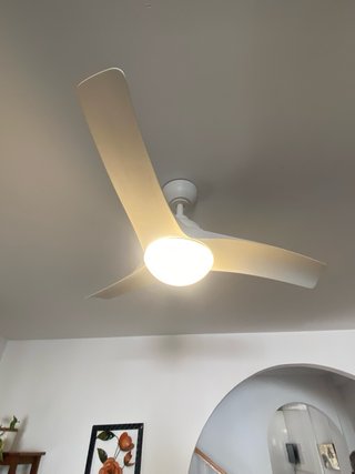 Ventilador de techo moderno blanco