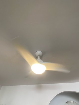 Ventilador de techo moderno blanco