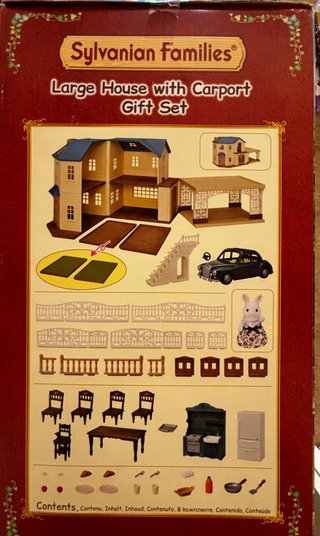 Sylvanian Families Casa azul con garaje