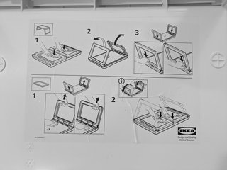 Bandeja Cama IKEA Plegable Blanca