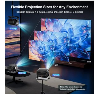 Proyector Portátil  blanco.Nuevo.