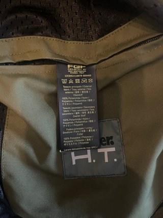 Chaqueta Blauer H.T. Verde y Negra Talla XL