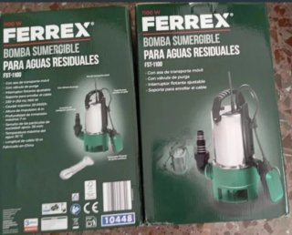 Bomba Sumergible 1100W Aguas Residuales