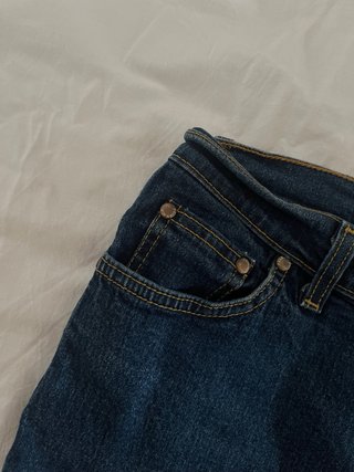 Pantaloncini di jeans blu