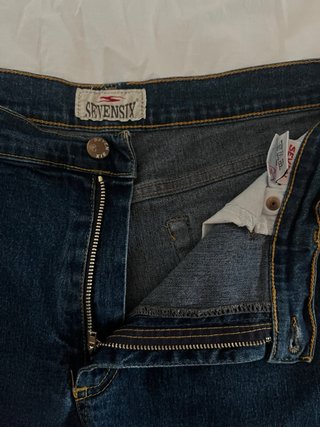 Pantaloncini di jeans blu