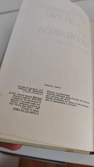 El otoño del patriarca - García Márquez