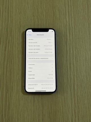 iPhone 12 Mini 128GB Morado Nuevo
