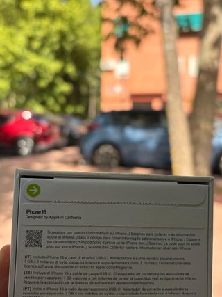 iPhone 16 128GB PRECINTADO GARANTÍA AZUL