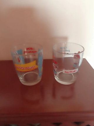 2 Bicchieri da collezione Nutella Ferrero