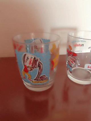 2 Bicchieri da collezione Nutella Ferrero