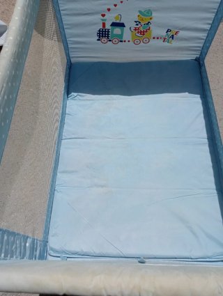 Cuna de viaje Prenatal azul
