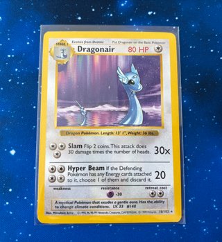 Pokemon Dragonair 18/102 Base Set Unlimited 1999