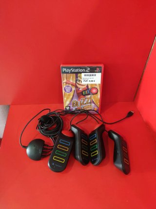 Buzz el Mega Concurso + 4 Pulsadores PS2