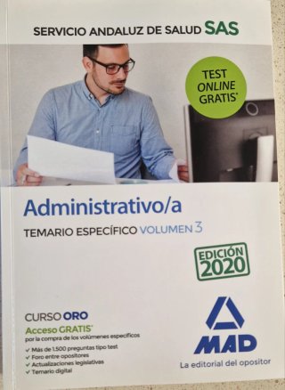 Temario oposiciones admistrativo SAS