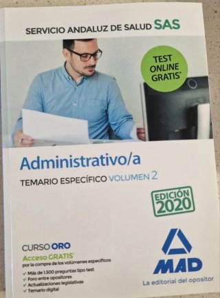 Temario oposiciones admistrativo SAS
