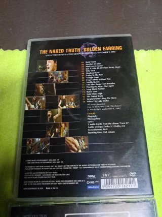 DVD y CD Golden Earring The Naked Truth