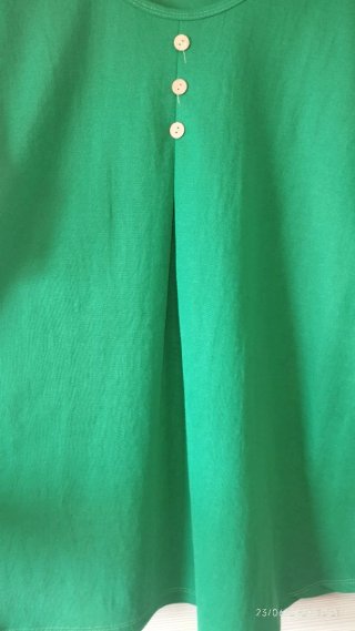 Blusón verde talla única Boutique Italiana