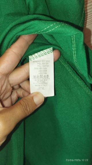 Blusón verde talla única Boutique Italiana