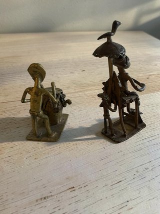 Figuras africanas de bronce