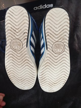 Zapatillas Adidas Altas Azul/Gris