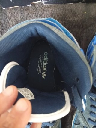 Zapatillas Adidas Altas Azul/Gris