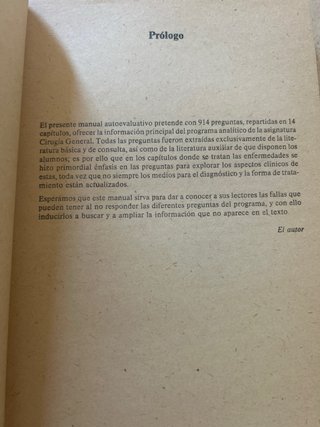 Libro "Cirugía: 914 Preguntas, Respuestas y Coment