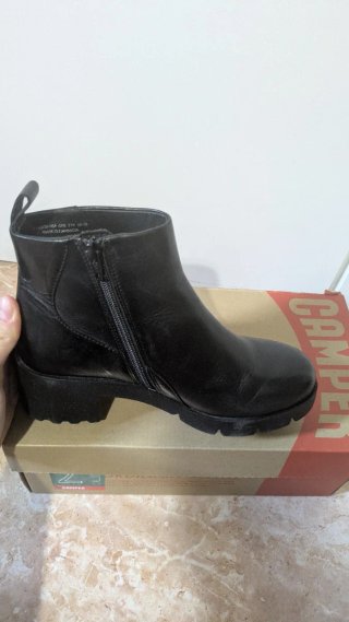Botines Camper Piel Negros Talla 37