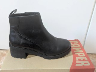 Botines Camper Piel Negros Talla 37