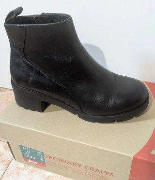 Botines Camper Piel Negros Talla 37