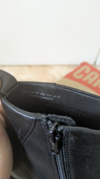 Botines Camper Piel Negros Talla 37