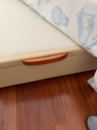 Canapé abatible 90cm beige/azul