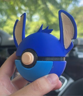Stampa 3D Personalizzata pokeball x stich