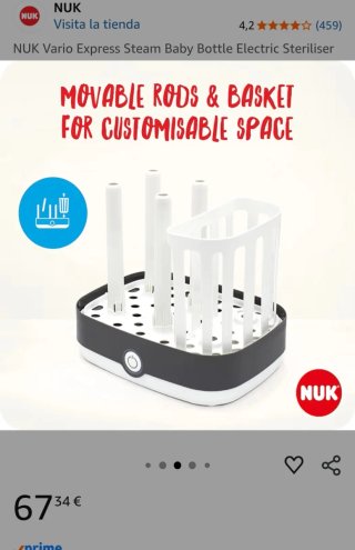 Esterilizador NUK Vario Express