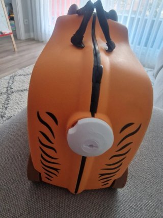 Maleta correpasillos tigre infantil.