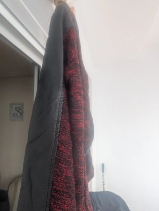 Chaqueta punto mujer color rojo