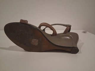 Sandalias Vialis Verano Mujer Beige Marrón