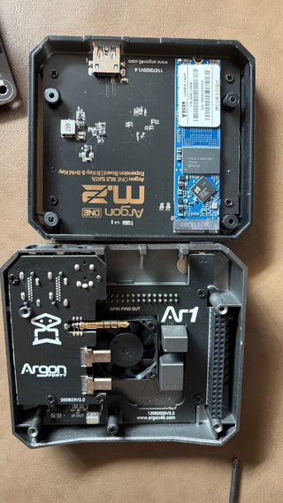 Raspberry Pi 4 4gb + Caja Argon One M2 + M2 128GB
