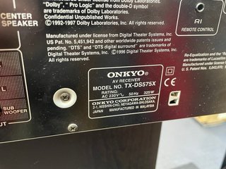 Home Cinema Onkyo: Altavoces y Amplificador