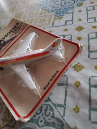 Avion Boeing 747 Pilen Miniatura Metal