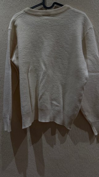 Jersey Lacoste Beige V-Neck