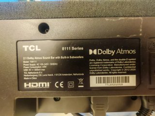 Soundbar TCL TS8111 2.1 Dolby Atmos