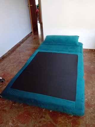 Sillón Cama Maison du Monde Azul Petróleo.