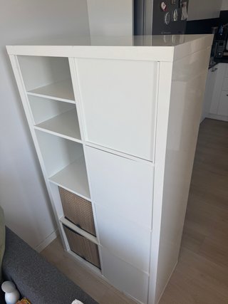 Estantería Kallax Ikea Blanca + Accesorios