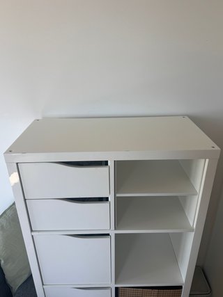 Estantería Kallax Ikea Blanca + Accesorios