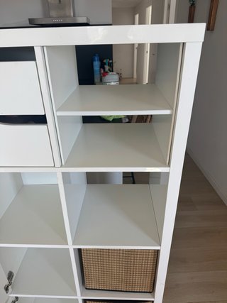 Estantería Kallax Ikea Blanca + Accesorios