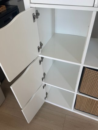 Estantería Kallax Ikea Blanca + Accesorios