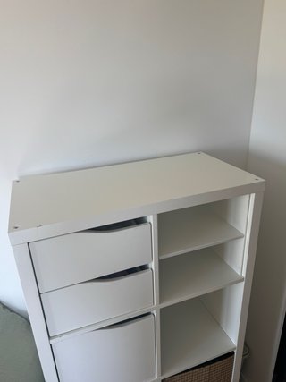 Estantería Kallax Ikea Blanca + Accesorios
