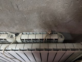 Radiadores de calor blancos